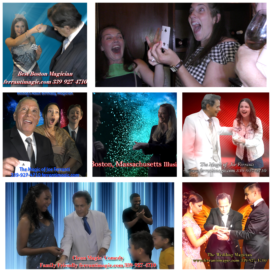 Collage of the Magic of Joe Ferranti